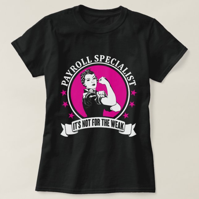 Lohnzahlenspezialist T-Shirt (Design vorne)