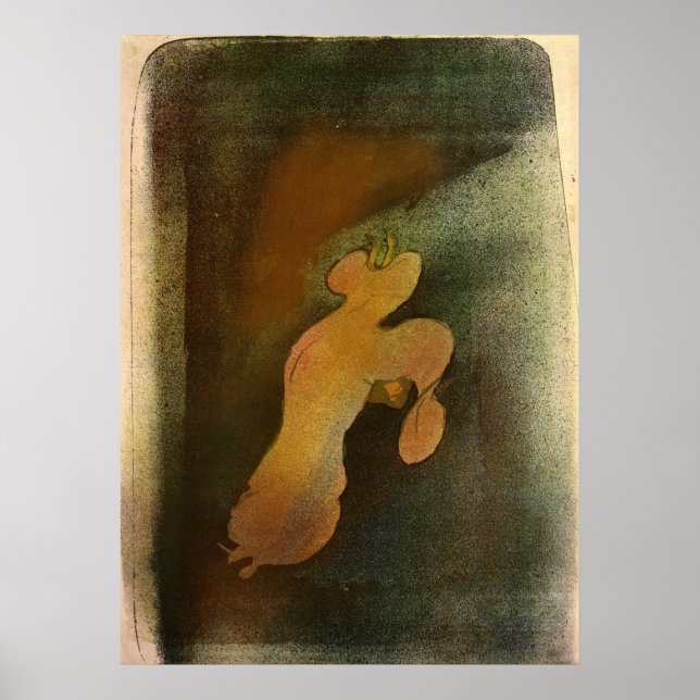 Loie Fuller 2 von Toulouse-Lautrec Poster (Vorne)