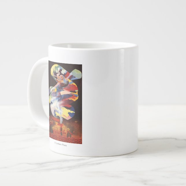 Loie Fuller am Theater Folies-Bergere Jumbo-Tasse (Vorderseite Links)