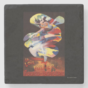 Loie Fuller im Folies-Bergere Theater Steinuntersetzer
