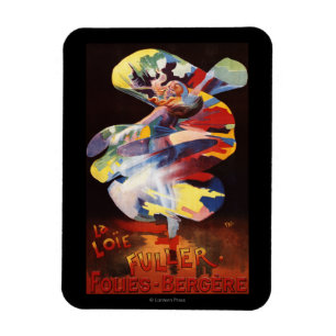 Loie Fuller im Theater Folies-Bergere Magnet