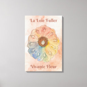 Loïe Fuller: Living Flower Gestreckter Leinwanddru Leinwanddruck