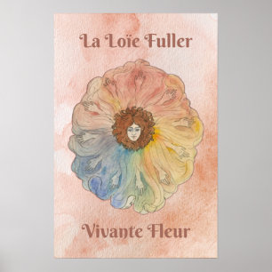 Loïe Fuller : Poster Vivante Fleur (Fleur Vivante)