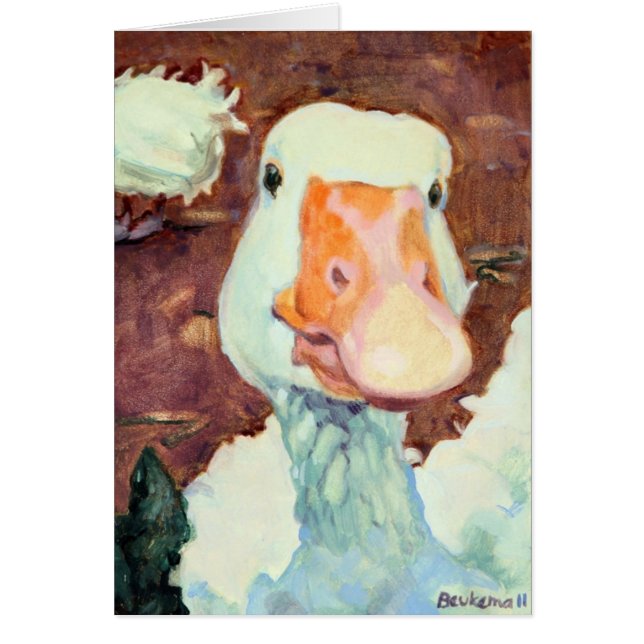 L'oie la plus heureuse dans la grange (Devant)