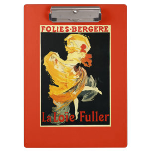 Loie voller am Folies-Bergere Theater Klemmbrett