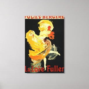 Loie voller am Folies-Bergere Theater Leinwanddruck