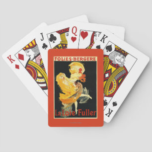 Loie voller am Folies-Bergere Theater Spielkarten
