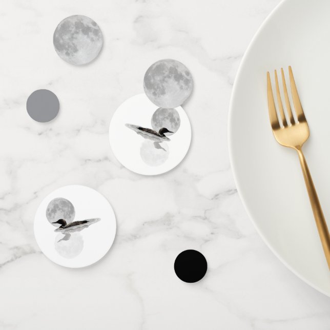 Loin sous table de Pleine lune Confetti (Groupe)