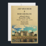 Loire France Wedding Invitation Chateau Chambord Einladung<br><div class="desc">Vintage Loire France Hochzeitseinladungen mit dem Schloss Chambord. Dieses coole Retro-Design aus der Mitte des Jahrhunderts ist der perfekte Weg,  um Gäste in Ihre Loire Valley Hochzeit in Urlaubsort zu bringen.</div>