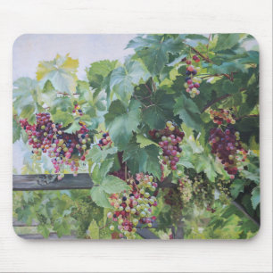 Loire-Tal-Weinberg – Französische Traubenmalerei Mousepad