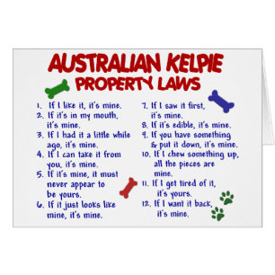 Lois AUSTRALIENNES 2 de propriété de KELPIE