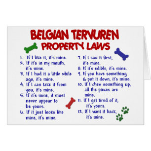 Lois BELGES 2 de propriété de TERVUREN