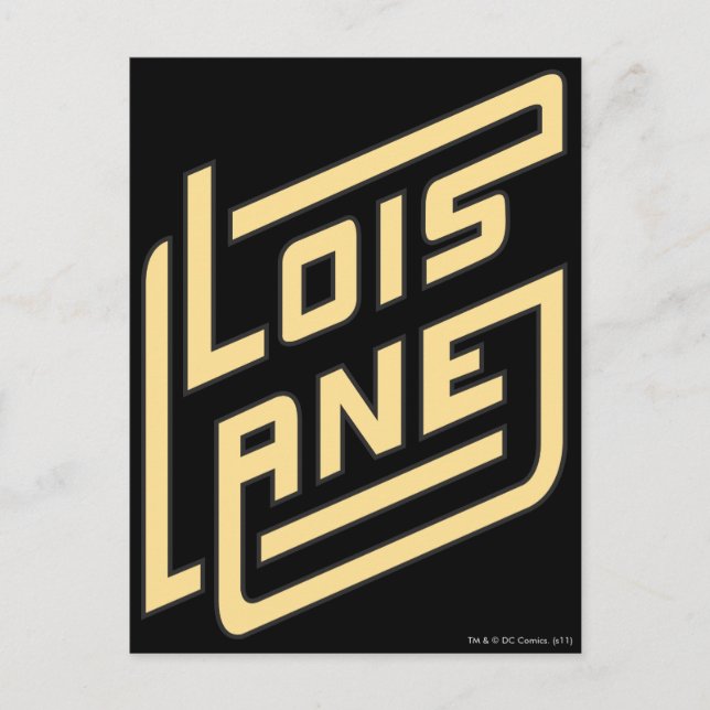 Lois Lane Logo Postkarte (Vorderseite)