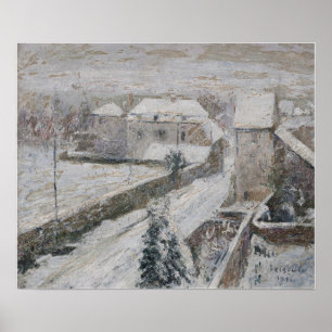 Loiseau - Aussicht auf den Weg unter dem Schnee 19 Poster