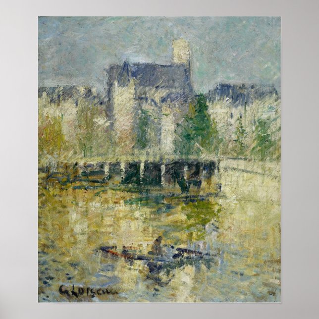Loiseau - Die Brücke von Moret Sur Loing 1927 Poster (Vorne)