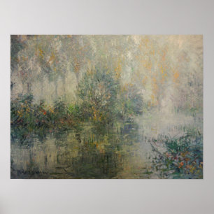 Loiseau - Kanten der Eure-Flusslandschaft Poster