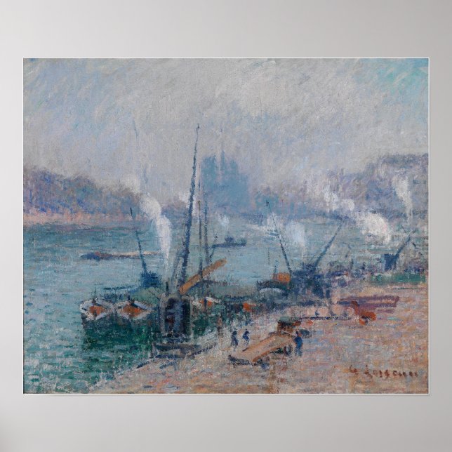 Loiseau - Paris Le Port Henri IV 1921 Poster (Vorne)