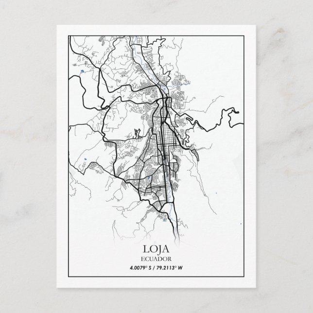 Loja Ecuador Südamerika Reisen Weltkulturerbe der  Postkarte (Vorderseite)
