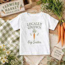 Lokal angebaute große Schwester Karotte Kinder T-S Baby T-shirt