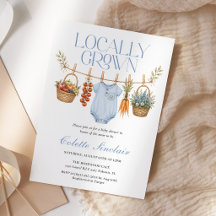 Lokal angebaute Jungenbauern Markt-Baby-Party