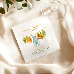 Lokal angebaute kleine Sprossen-Garten-Wäscheleine Serviette