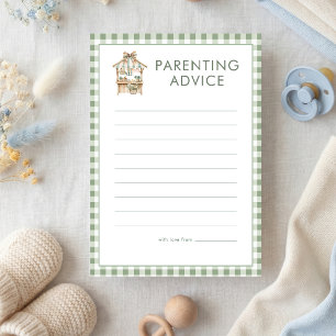 Lokal angebotene Elternratgeber Baby Shower Spielk Einladung