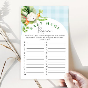 Lokal gewachsene Bauer vermarkten Baby-Name-Rennen