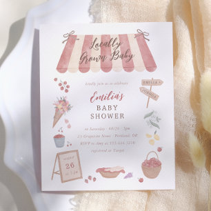 Lokal gewachsene Farmer's Market Babyparty Budget
