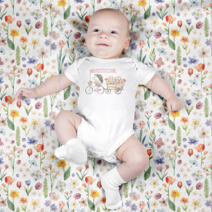 Lokal Gewachsener Igel Baby-Bodyanzug – Rosa Baby Strampler