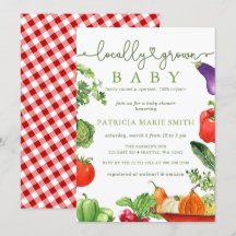 Lokal gezüchtete Baby Bauern Market Baby Shower