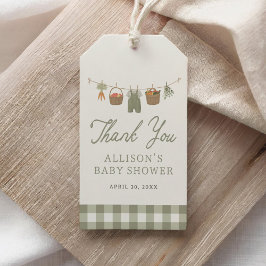Lokal gezüchtete Baby Bauern Market Baby Shower Geschenkanhänger
