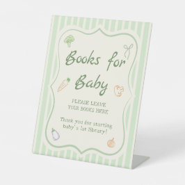 Lokal gezüchtete Baby-Duschbücher für Baby Sockelschild