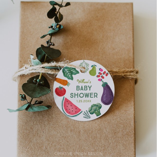 Lokal gezüchtete Babydusche-Liebesmarken Geschenkanhänger (Von Creator hochgeladen)