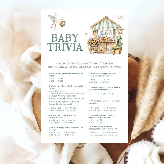 Lokal gezüchtete Bauer Market Baby Trivia Game (Von Creator hochgeladen)
