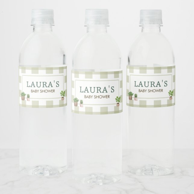 Lokal gezüchtete Bauern Market Baby Shower (Flaschen)