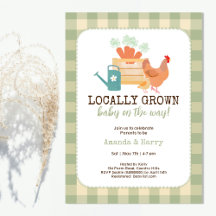 Lokal gezüchtete Bauern Market Baby Shower