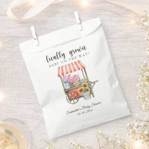 Lokal gezüchtete Blume Bauer Markt Kinderdusche Geschenktütchen
