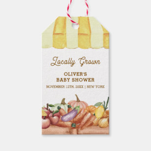 Lokal gezüchtete Veggie Obstdusche Geschenkanhänger