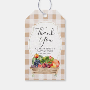 Lokal gezüchteter Veggies Bauer Markt Vielen Dank Geschenkanhänger