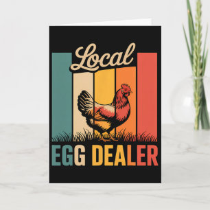 Lokale Eierhändler-Liste Ostern Lustiger Hühnerbau Karte