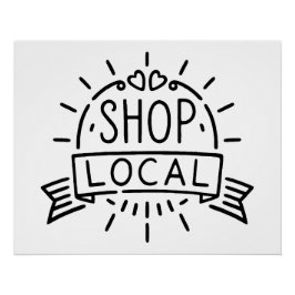 Lokale Einkäufe Poster