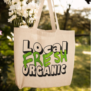 Lokale frische Bio-Tasche Tragetasche