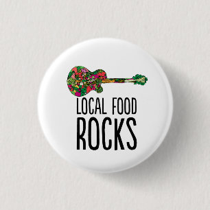 Lokale Lebensmitteltaste von Rockin Button