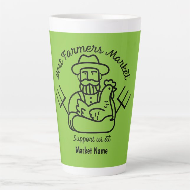 Lokaler Bauer Milchtasse (Vorderseite)