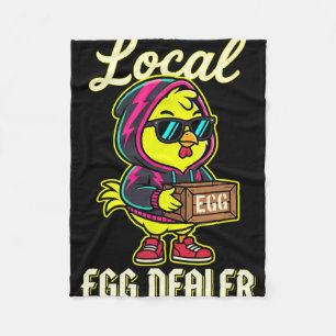 Lokaler Eierhändler Chicken Sungles Hoodie Ostern Fleecedecke