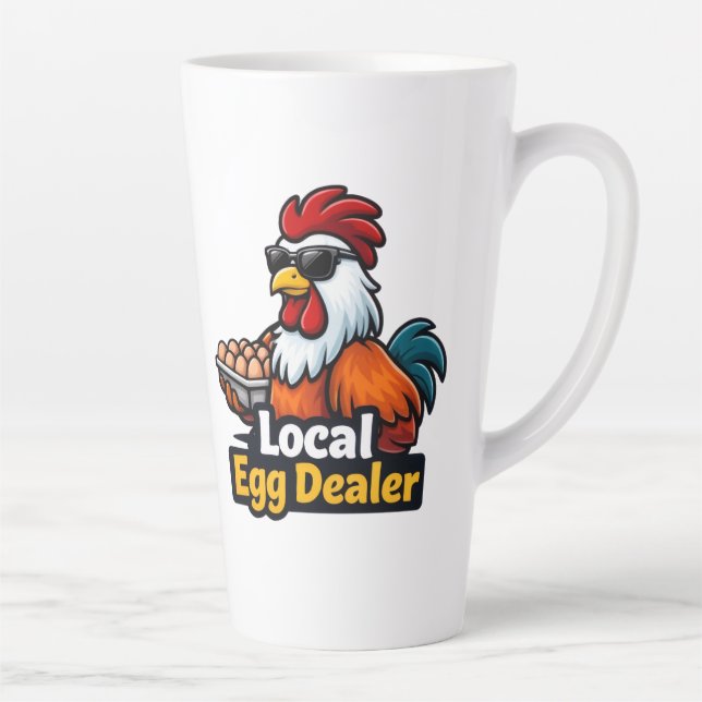 Lokaler Eierhändler, Gansta, Kader. Milchtasse (Rechts)