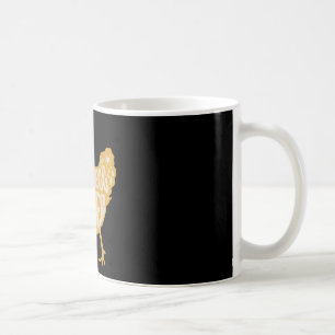 Lokaler Eierhändler Huhn Lustiger Bauer Bauernhof Kaffeetasse