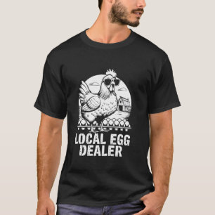 Lokaler Eierhändler Lustig Retro Ostern Bauernhof  T-Shirt