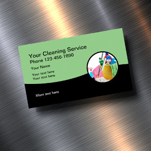 Lokaler Reinigungsservice Modernes Business Card M Magnetische Visitenkarte