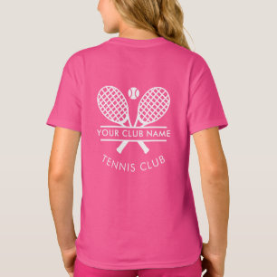 Lokaler Tennisverein Name Teamlogo Custom T-Shirt